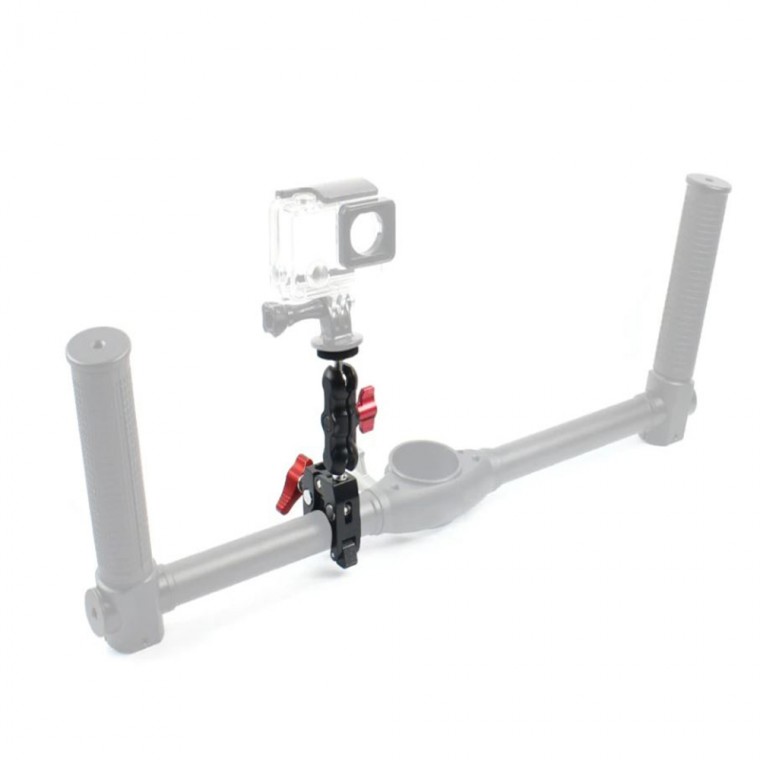 Camera đôi đầu bi Magic Arm Holder Mount Action Cam