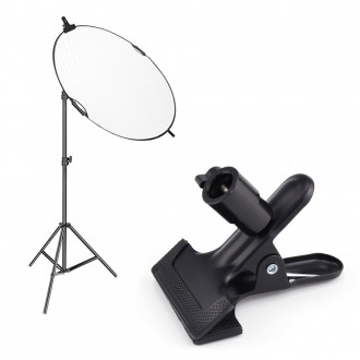 Phản quang Chromakey Kẹp Kẹp Gắn Chân Đế Tripod