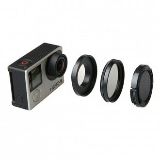 GoPro 4 3 Tương thích Action Cam CPL Ống kính phân cực Bộ lọc 37mm