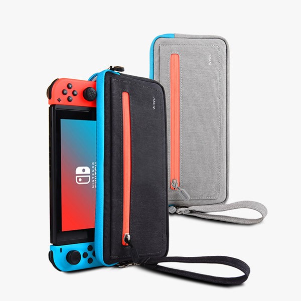 Túi đựng + dây đeo họa tiết hai tông màu độc quyền của WIWU Nintendo Switch