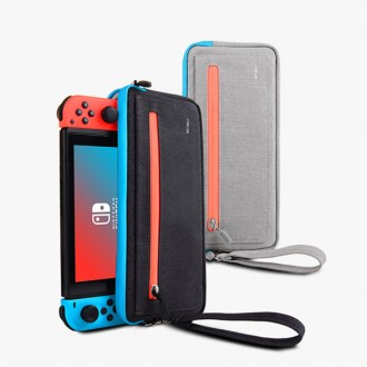 Túi đựng + dây đeo họa tiết hai tông màu độc quyền của WIWU Nintendo Switch