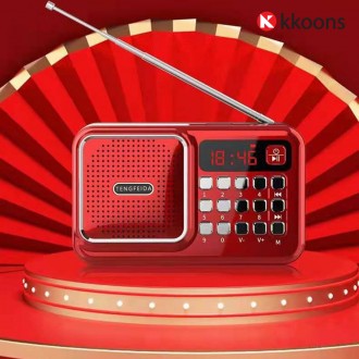 Hyodo Radio Di Động Trot Đi Bộ Nhỏ Mini Cao Cấp MP3