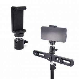 Điện thoại thông minh Ball Head Mount Tripod iPhone Galaxy Tương thích