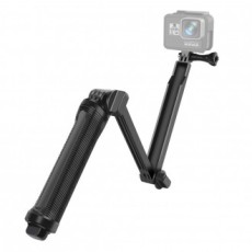 GoPro 3 Chiều Cầm Selfie Stick Action Cam GoPro Hero 10 9 3 Chiều Nối Dài Cánh Tay Chân Máy 3 Giai Đoạn Có Thể Gập Lại Phụ Kiện