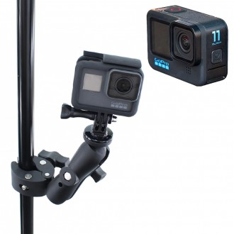 Giá đỡ xe đạp gắn máy tương thích GoPro 11 màu đen