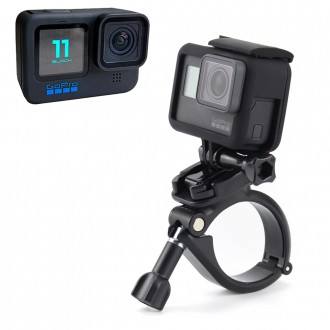 Xe đạp gắn cột có tay cầm tương thích GoPro 11 màu đen