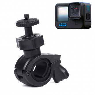 Giá đỡ tay lái xe máy tương thích GoPro 11 màu đen