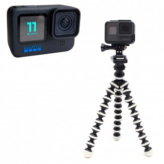 Giá đỡ ba chân chụp ảnh tự sướng Gorilla Tripod tương thích GoPro 11 màu đen