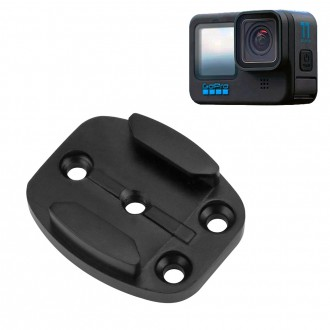 Chân đế bằng nhôm tương thích cho GoPro 11 màu đen