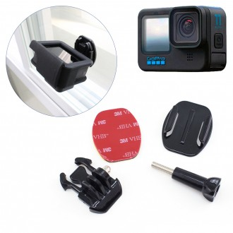 GoPro 11 Black Tương thích Action Cam Gắn tường bằng kính phẳng