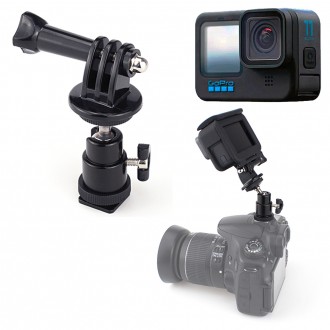 Camera hành động gắn giày lạnh tương thích GoPro 11 màu đen