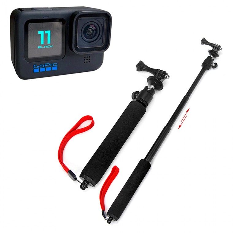 Gậy selfie monopod đầu bóng tương thích GoPro 11 Black