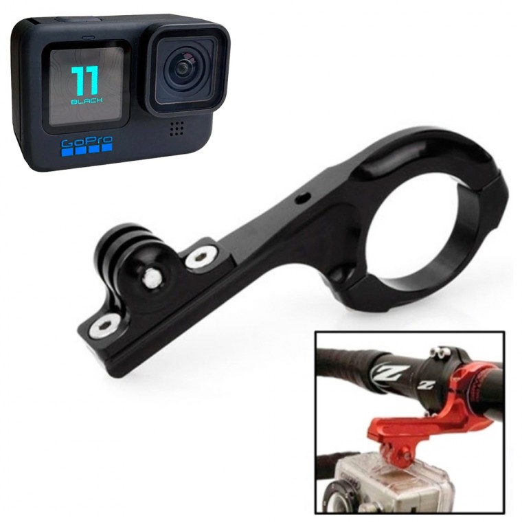 Hộp đen giữ tay cầm xe đạp tương thích GoPro 11 màu đen