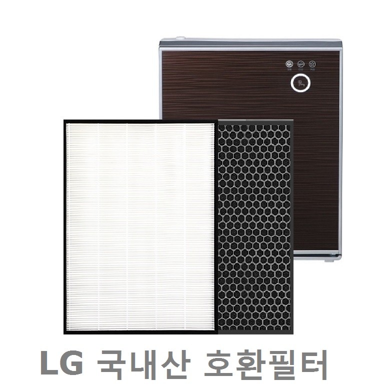 Bộ lọc không khí LG tương thích LA-S069DW HEPA+ khử mùi sản xuất trong nước