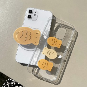 Ốp lưng thạch trong suốt cho iPhone Hoho Taiyaki