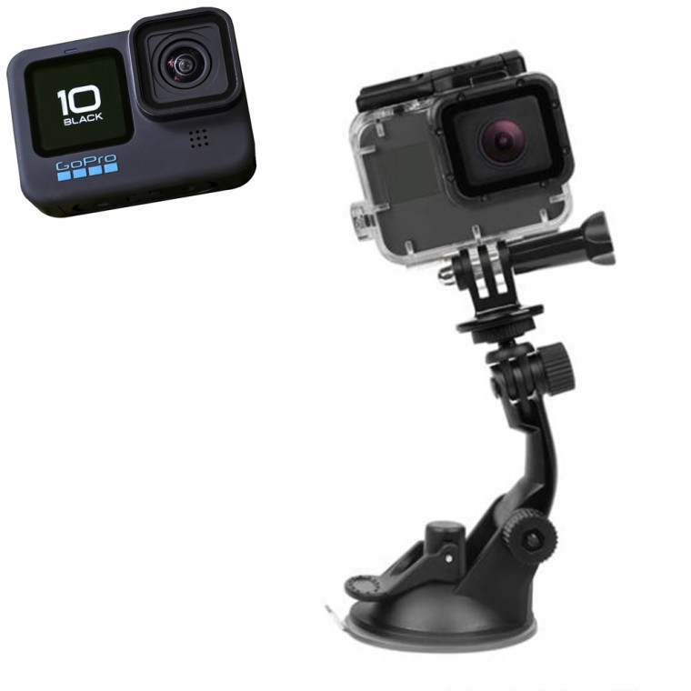 Giá đỡ cốc hút gắn kính ô tô tương thích GoPro 10 GOPRO10