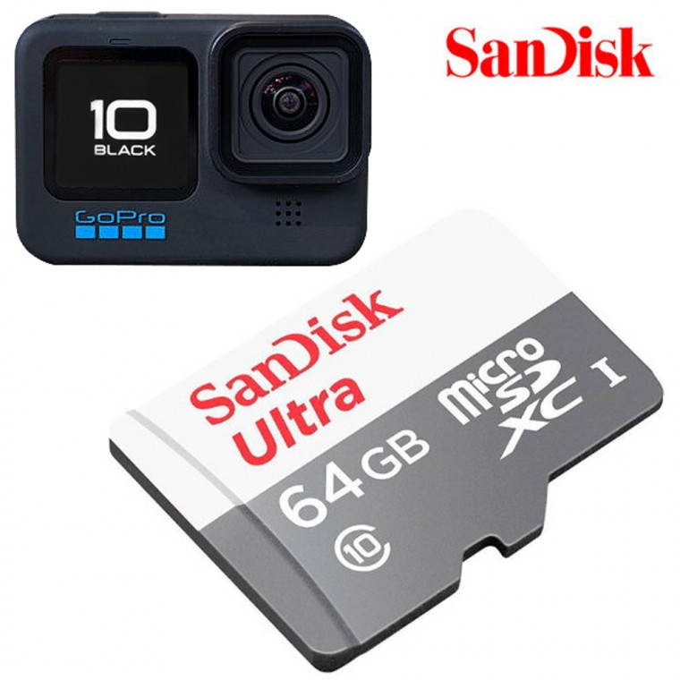 Thẻ nhớ micro SD 64GB tương thích GoPro 10 GOPRO10