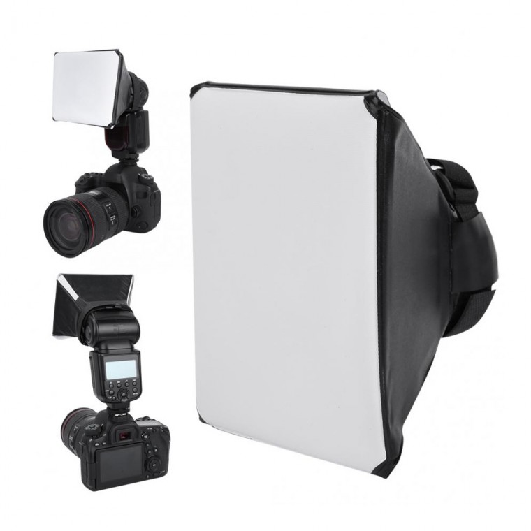 nhấp nháy softbox đèn flash bật lên