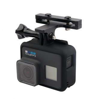 Mặt sau gắn thanh ray yên xe đạp GoPro Hero8