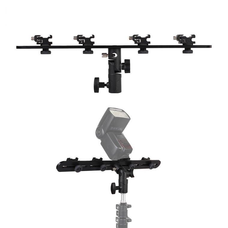 Softbox Khuếch tán ô Giá đỡ giày nóng Quad Mount Bracket