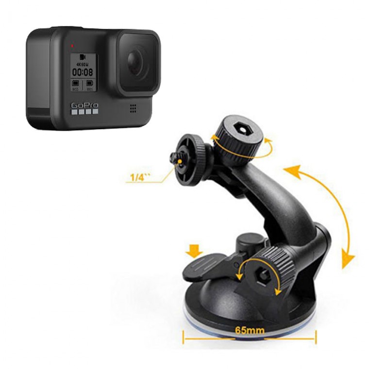 GOPRO HERO 9 Action Cam Gắn trên ô tô Hút cốc Giữ kính GoPro 9 GoPro 8 GoPro 7 GoPro 6 Phụ kiện tương thích