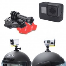 Mũ bảo hiểm GOPRO HERO 9 Xoay 360 độ Gắn cong GoPro 9 GoPro 8 GoPro 7 GOPRO9 Đen Phụ kiện tương thích