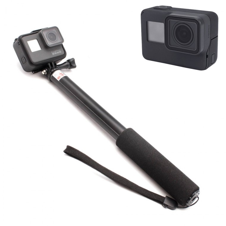 GoPro Hero 9 Monopod Selfie Stick Tay cầm điện thoại thông minh Sử dụng GoPro 9 GoPro 8 GoPro 7 GOPRO9 Đen Phụ kiện tương thích