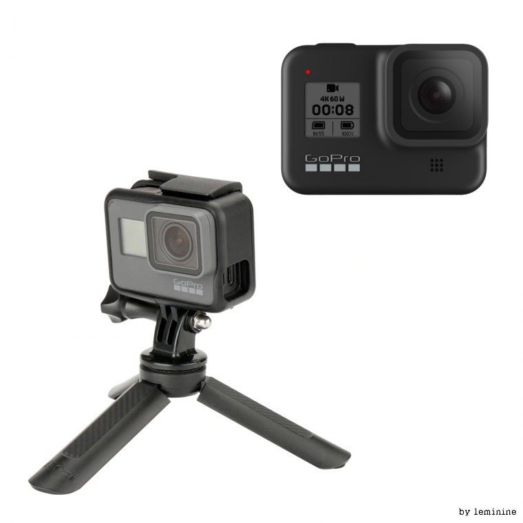 GOPRO HERO 8 Action Cam Mini Tay cầm Tripod Tay cầm Shorty