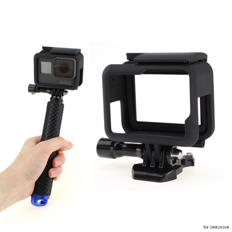 Ốp lưng GoPro Hero 7 6 5 Đen Trắng Bạc