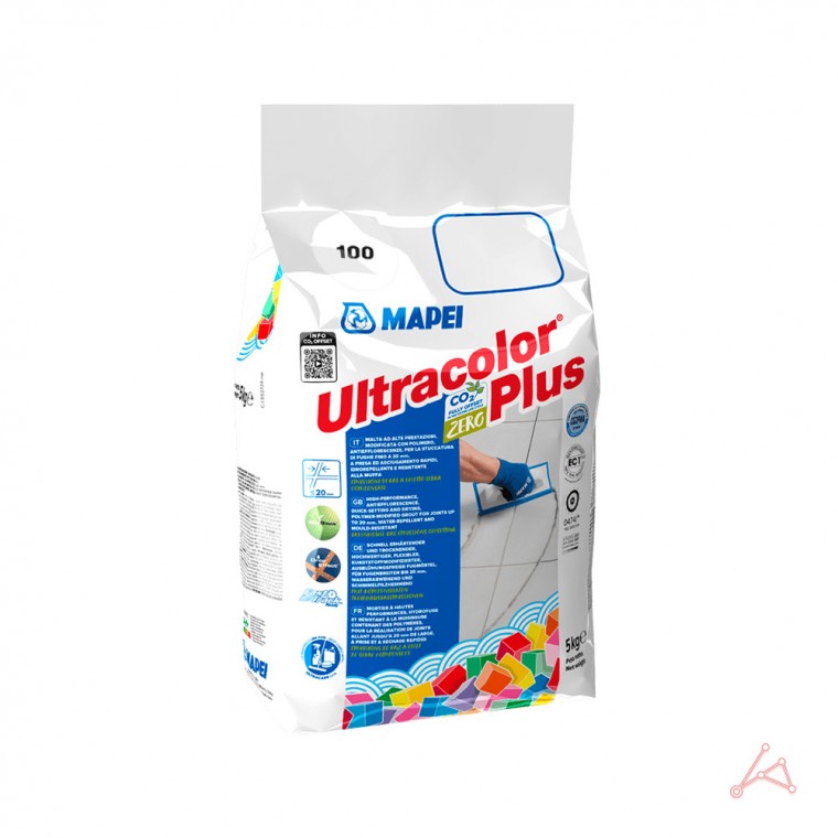 Vữa trát khe xi măng Ultra Color Plus 5kg 100 White