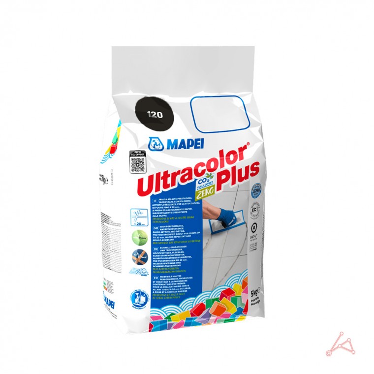 Vữa gốc xi măng Ultra Color Plus 5kg 120 Đen