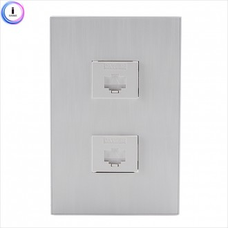 d09 55039 Giao tiếp qua điện thoại (deco) 1 8P+8P trắng 1 pc