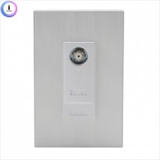 d09 55041Giao tiếp qua điện thoại (deco) 1 CATV 2 chiếc màu trắng 1 chiếc