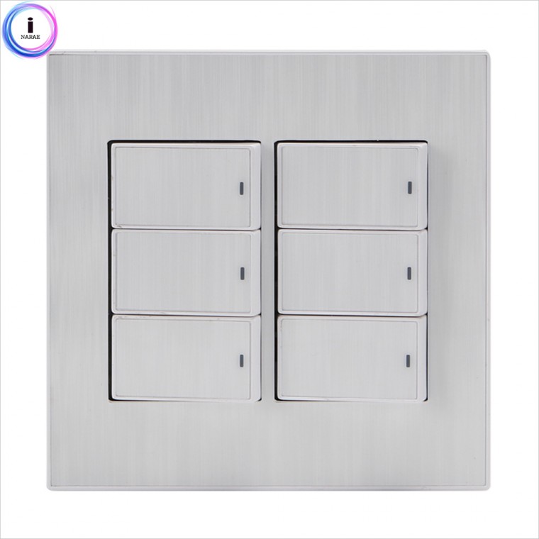 d09 55032 switch (deco) 6 ngạnh 1 ro trắng