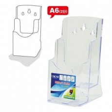 A6 Tài liệu quảng cáo DG acrylic 2 tầng/catalog/tập sách nhỏ/tờ rơi/tài liệu quảng cáo/tờ rơi/kệ trên bãi biển CR10402 1 chiếc.