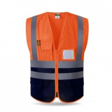 Áo vest an toàn lưới phản quang dạ quang 360 độ Jdm Áo vest làm việc huỳnh quang XL