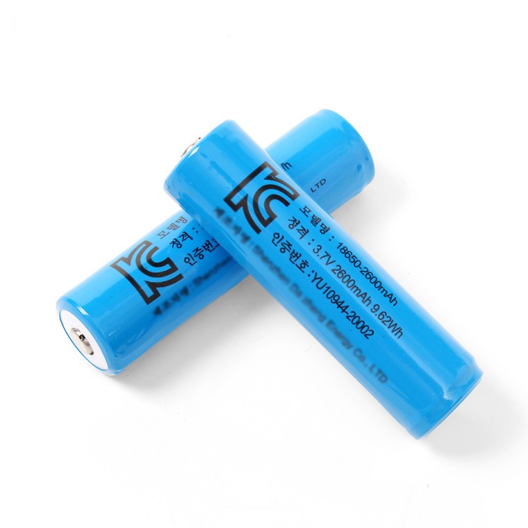 Pin được chứng nhận Jdm KC Bộ 2 pin sạc lithium-ion 2600mAh