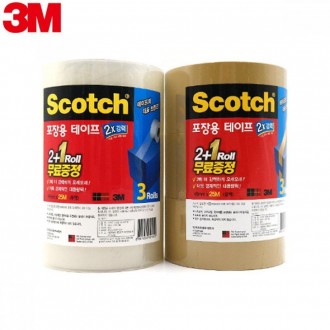 Băng keo dán bao bì 3M Scotch 3625V 3 cái 2 loại chọn 1