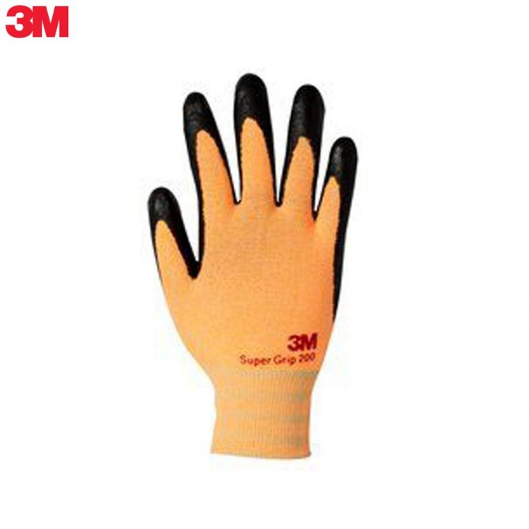 Găng tay phủ 3M Super Grip 200 Găng tay màu cam