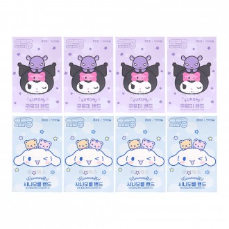 Băng họa tiết Sanrio loại hỗn hợp 12 tờ x 8 (giao ngẫu nhiên)