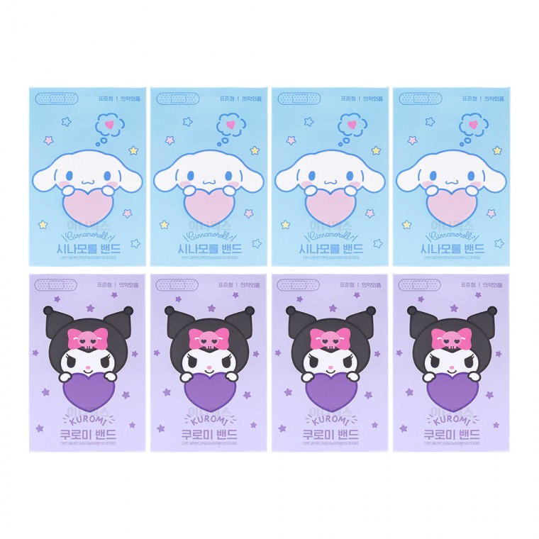 Băng hoa văn Sanrio tiêu chuẩn 12 tờ x 8 (giao ngẫu nhiên)