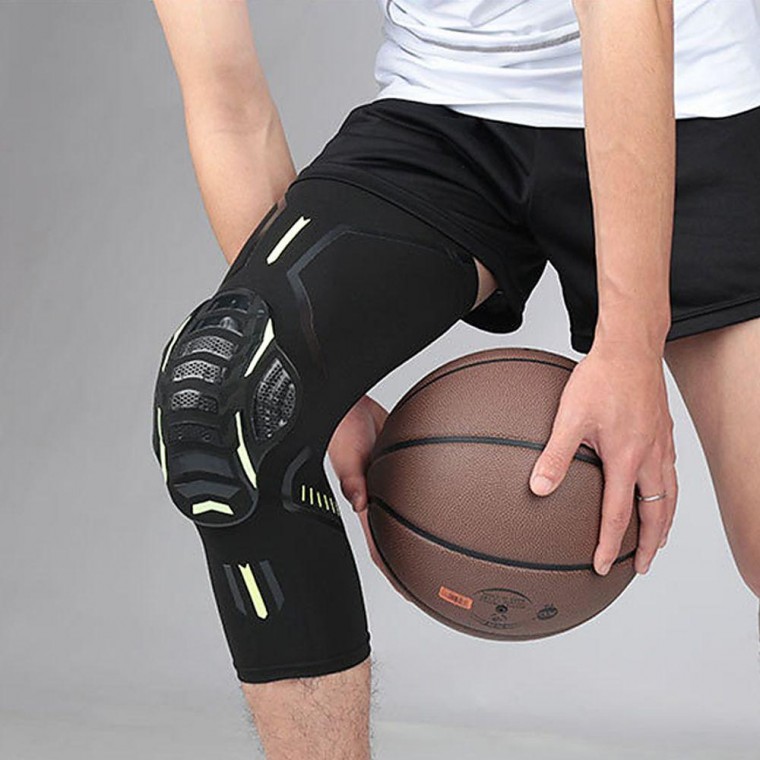 Đùi Bắp Chân Đầu Gối Thể Thao Spandex Chân Bảo Vệ Hamstring Bóng Đá Bóng Rổ Đào Tạo Cực Nén Ban Nhạc