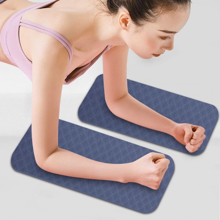 Thảm Mini 10MM Pad 2 Miếng Hỗ Trợ Tập Gym Tại Nhà TPE Yoga