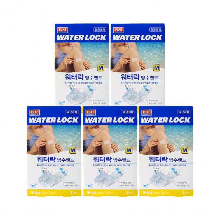 Băng chống nước Luke Waterlock đã tiệt trùng nội địa (L) x 5 bộ