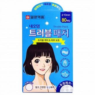 Iyang Pharmaceutical Neoderm Trouble Clear Patch Đường kính 10 mm 80 miếng