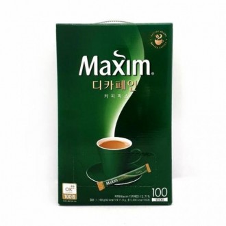 Cà phê pha chế không chứa caffein Maxim 100 que Cà phê pha trộn Dongseo