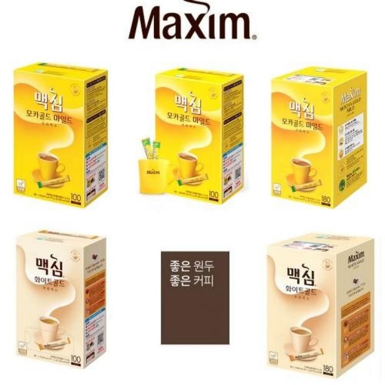 Hỗn hợp cà phê vàng trắng Mocha Gold Dongseo Hỗn hợp cà phê Maxim