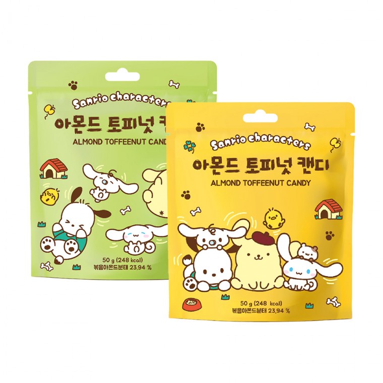 Kẹo Hạt Dẻ Hạnh Nhân Sanrio 50g (màu ngẫu nhiên)