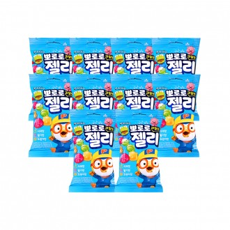 Thạch mềm hương trái cây Pororo 53g x 10 bộ đồ ăn dặm cho bé