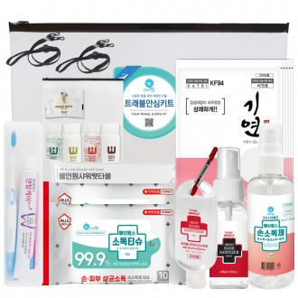 Everings Premium Safe Travel Kit Số T12 Corona Quarantine Essentials Quà tặng Chuseok Kế hoạch dồi dào